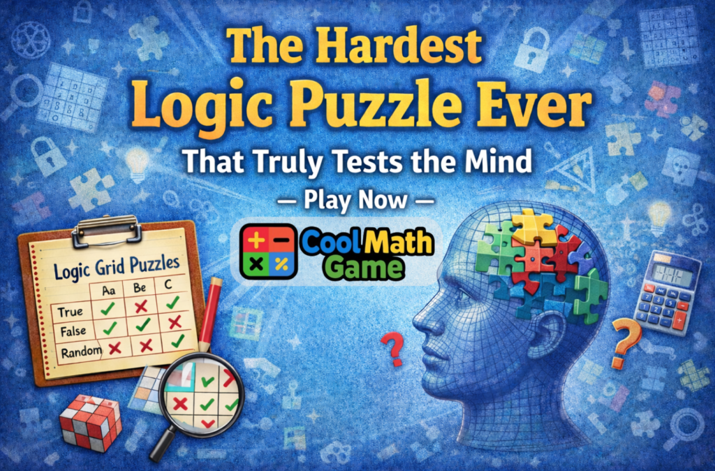 Hardest Math Game The Hardest Logic Puzzle Ever That Truly Tests the Mind – Play Now ...