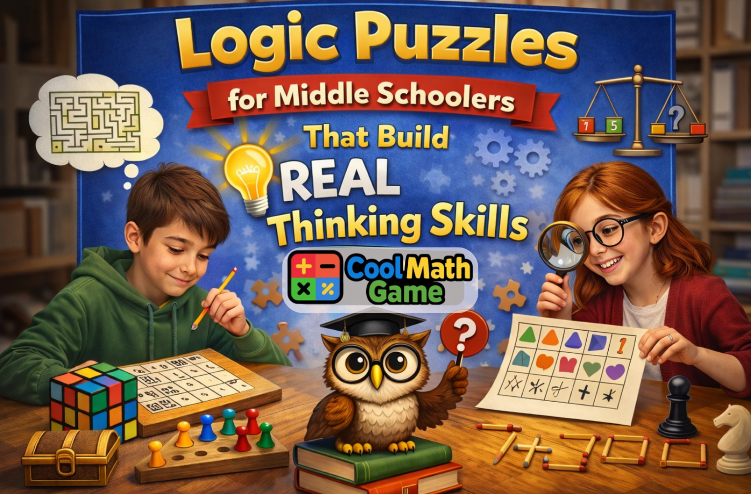 Mensa Logic Puzzles for Calm, Confident Problem Solving - Cool Math ...